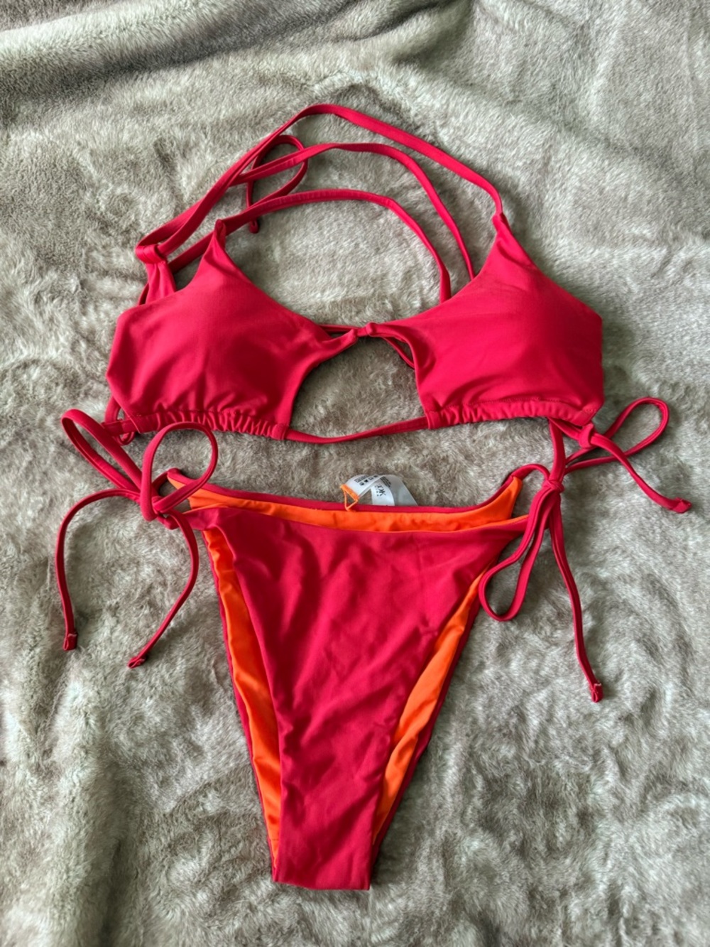 Berlook red strings bikini